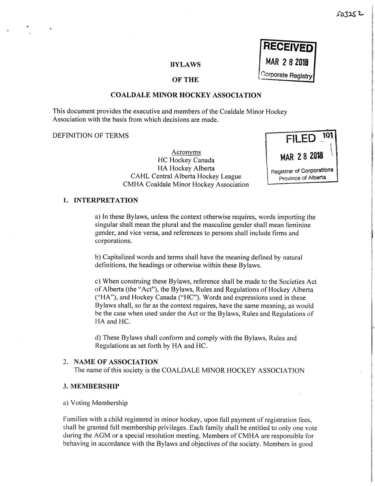 Bylaws 1