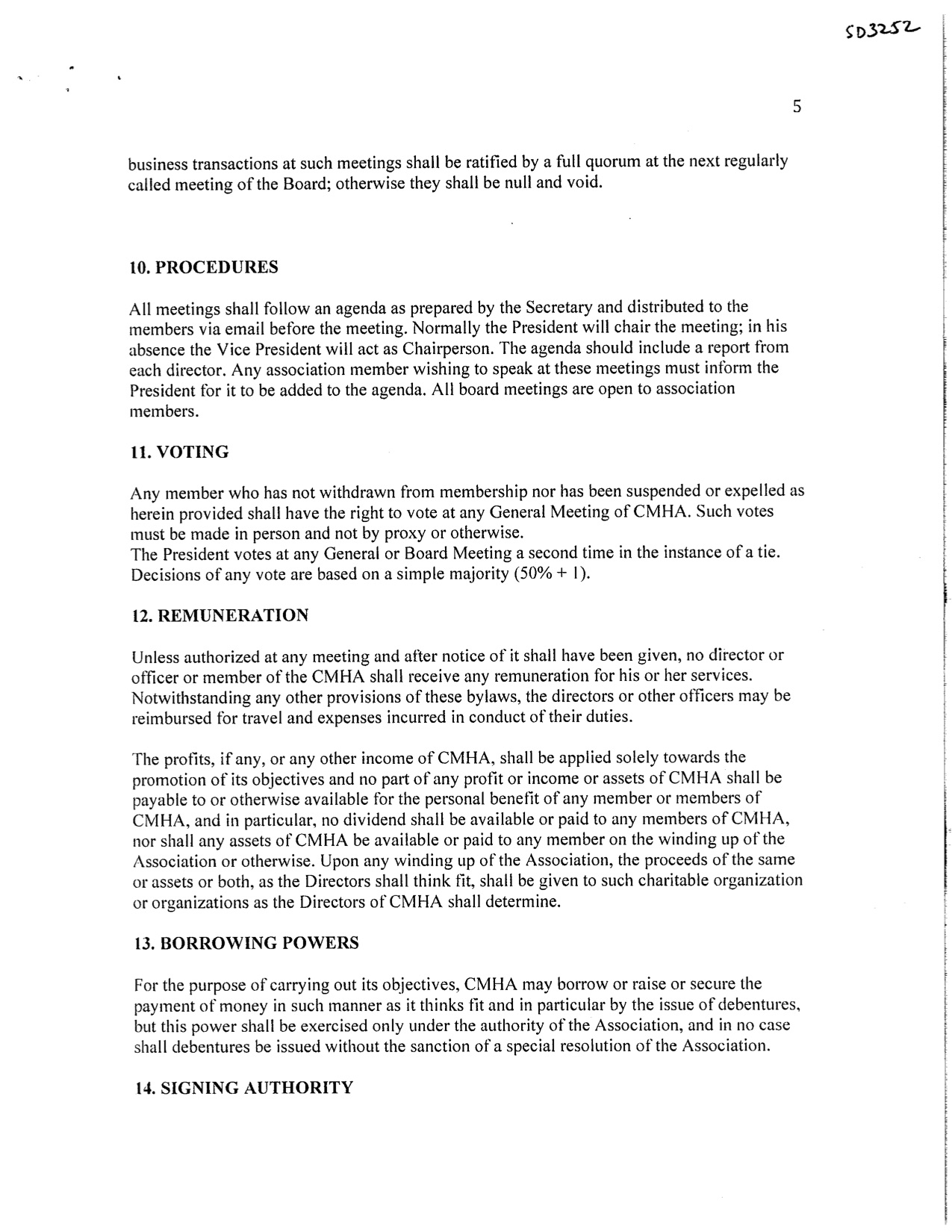Bylaws 5