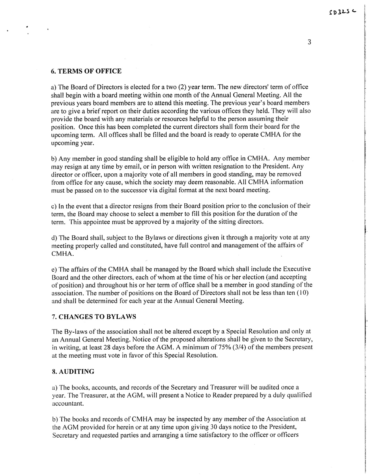 Bylaws 3